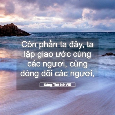 Picture 05 - Sáng Thế 9:9 VIE - Còn phần ta đây, ta lập giao ước cùng - Bible Verse Picture