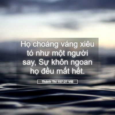 Picture 05 - Thánh Thi 107:27 VIE - Họ choáng váng xiêu tó như một người - Bible Verse Picture