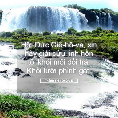 Picture 05 - Thánh Thi 120:2 VIE - Hỡi Đức Giê-hô-va, xin hãy giải cứu - Bible Verse Picture