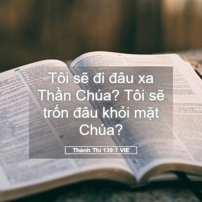 Picture 05 - Thánh Thi 139:7 VIE - Tôi sẽ đi đâu xa Thần Chúa? Tôi sẽ - Bible Verse Picture