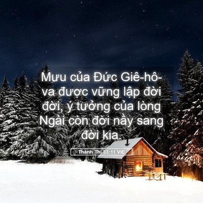 Picture 05 - Thánh Thi 33:11 VIE - Mưu của Đức Giê-hô-va được vững - Bible Verse Picture