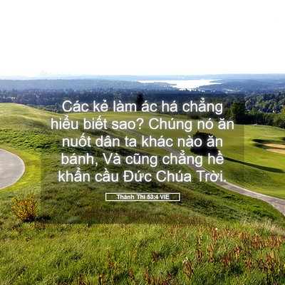 Picture 05 - Thánh Thi 53:4 VIE - Các kẻ làm ác há chẳng hiểu biết sao? - Bible Verse Picture