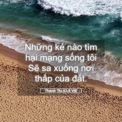 Picture 05 - Thánh Thi 63:9 VIE - Những kẻ nào tìm hại mạng sống tôi - Bible Verse Picture