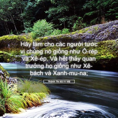 Picture 05 - Thánh Thi 83:11 VIE - Hãy làm cho các người tước vị chúng - Bible Verse Picture