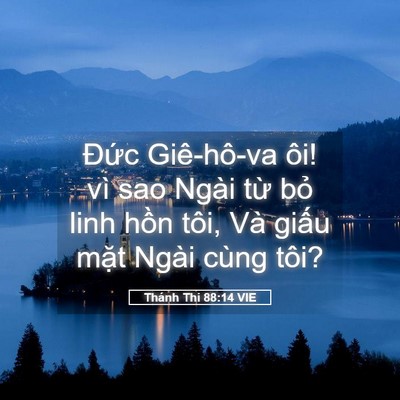 Picture 05 - Thánh Thi 88:14 VIE - Đức Giê-hô-va ôi! vì sao Ngài từ bỏ - Bible Verse Picture