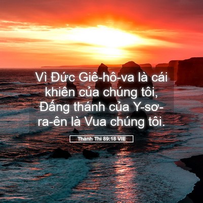 Picture 05 - Thánh Thi 89:18 VIE - Vì Đức Giê-hô-va là cái khiên của - Bible Verse Picture