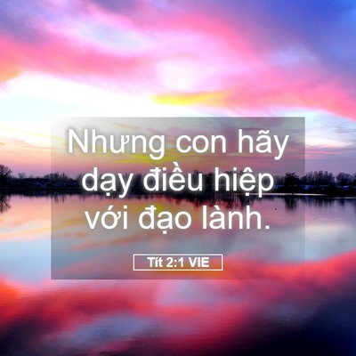 Picture 05 - Tít 2:1 VIE - Nhưng con hãy dạy điều hiệp với đạo - Bible Verse Picture