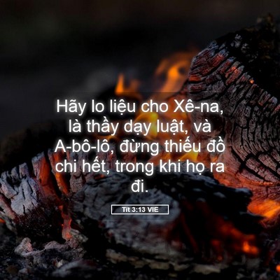 Picture 05 - Tít 3:13 VIE - Hãy lo liệu cho Xê-na, là thầy dạy - Bible Verse Picture