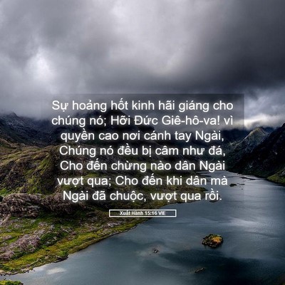 Picture 05 - Xuất Hành 15:16 VIE - Sự hoảng hốt kinh hãi giáng cho chúng - Bible Verse Picture