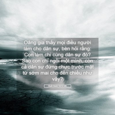 Picture 05 - Xuất Hành 18:14 VIE - Oâng gia thấy mọi điều người làm cho - Bible Verse Picture