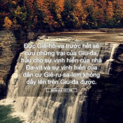 Picture 05 - Xê-ca-ri-a 12:7 VIE - Đức Giê-hô-va trước hết sẽ cứu - Bible Verse Picture