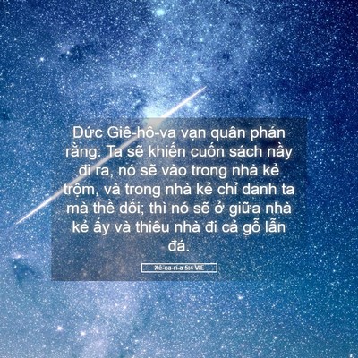 Picture 05 - Xê-ca-ri-a 5:4 VIE - Đức Giê-hô-va vạn quân phán rằng: Ta - Bible Verse Picture