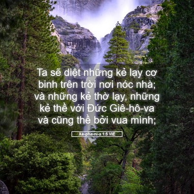 Picture 05 - Xê-pha-ni-a 1:5 VIE - Ta sẽ diệt những kẻ lạy cơ binh trên - Bible Verse Picture