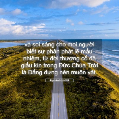 Picture 05 - Ê-phê-sô 3:9 VIE - và soi sáng cho mọi người biết sự - Bible Verse Picture