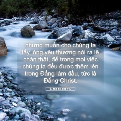 Picture 05 - Ê-phê-sô 4:15 VIE - nhưng muốn cho chúng ta lấy lòng yêu - Bible Verse Picture