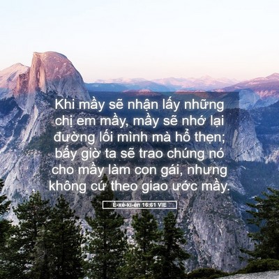 Picture 05 - Ê-xê-ki-ên 16:61 VIE - Khi mầy sẽ nhận lấy những chị em - Bible Verse Picture