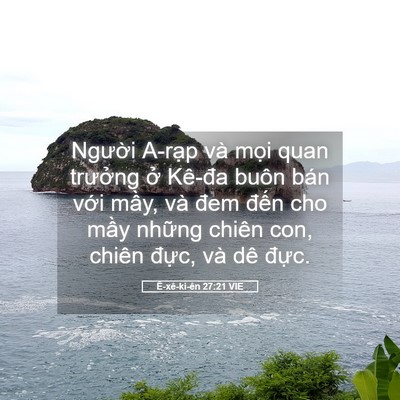 Picture 05 - Ê-xê-ki-ên 27:21 VIE - Người A-rạp và mọi quan trưởng ở - Bible Verse Picture