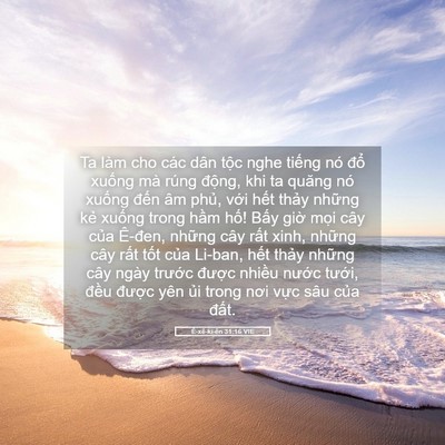 Picture 05 - Ê-xê-ki-ên 31:16 VIE - Ta làm cho các dân tộc nghe tiếng nó - Bible Verse Picture