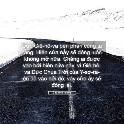 Picture 05 - Ê-xê-ki-ên 44:2 VIE - Đức Giê-hô-va bèn phán cùng ta rằng: - Bible Verse Picture