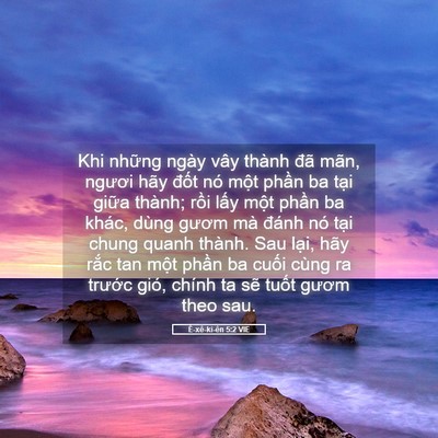 Picture 05 - Ê-xê-ki-ên 5:2 VIE - Khi những ngày vây thành đã mãn, ngươi - Bible Verse Picture