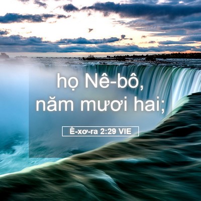 Picture 05 - Ê-xơ-ra 2:29 VIE - họ Nê-bô, năm mươi - Bible Verse Picture