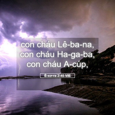 Picture 05 - Ê-xơ-ra 2:45 VIE - con cháu Lê-ba-na, con cháu Ha-ga-ba, con - Bible Verse Picture