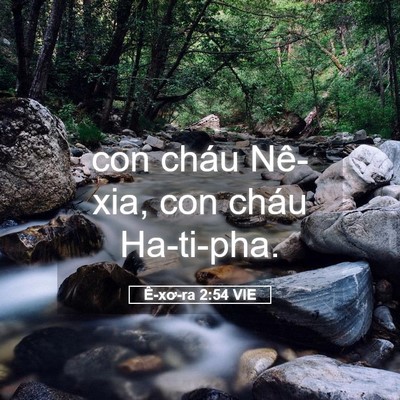 Picture 05 - Ê-xơ-ra 2:54 VIE - con cháu Nê-xia, con cháu - Bible Verse Picture