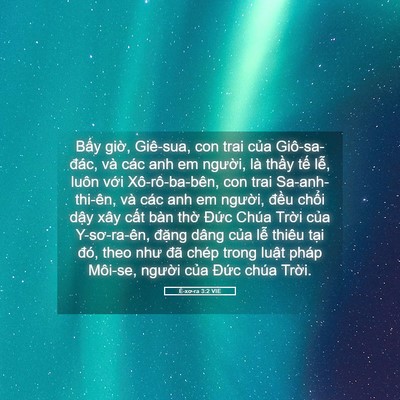 Picture 05 - Ê-xơ-ra 3:2 VIE - Bấy giờ, Giê-sua, con trai của - Bible Verse Picture