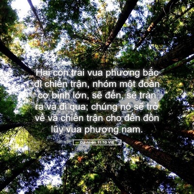 Picture 05 - Ða-ni-ên 11:10 VIE - Hai con trai vua phương bắc đi chiến - Bible Verse Picture