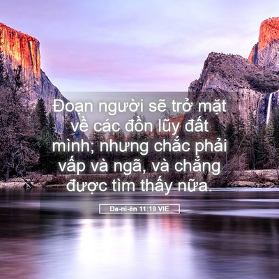 Picture 05 - Ða-ni-ên 11:19 VIE - Đoạn người sẽ trở mặt về các - Bible Verse Picture