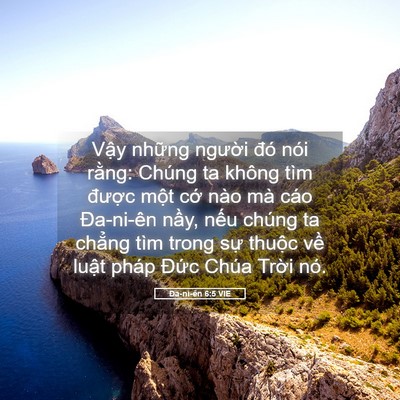 Picture 05 - Ða-ni-ên 6:5 VIE - Vậy những người đó nói rằng: Chúng - Bible Verse Picture
