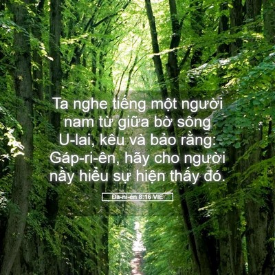 Picture 05 - Ða-ni-ên 8:16 VIE - Ta nghe tiếng một người nam từ giữa - Bible Verse Picture