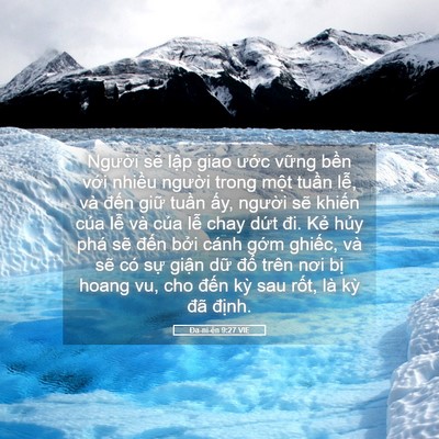 Picture 05 - Ða-ni-ên 9:27 VIE - Người sẽ lập giao ước vững bền - Bible Verse Picture