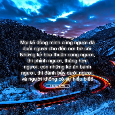Picture 05 - Ô-ba-đi-a 1:7 VIE - Mọi kẻ đồng minh cùng ngươi đã - Bible Verse Picture