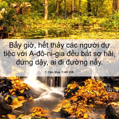Picture 06 - 1 Các Vua 1:49 VIE - Bấy giờ, hết thảy các người dự - Bible Verse Picture