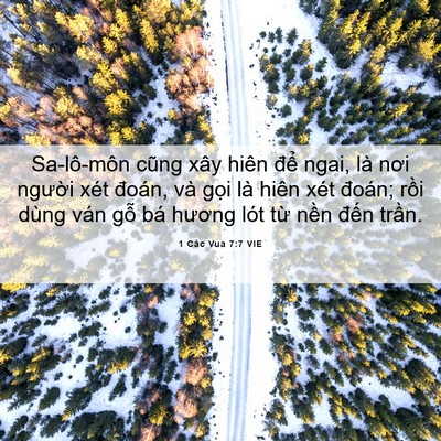 Picture 06 - 1 Các Vua 7:7 VIE - Sa-lô-môn cũng xây hiên để ngai, là nơi - Bible Verse Picture
