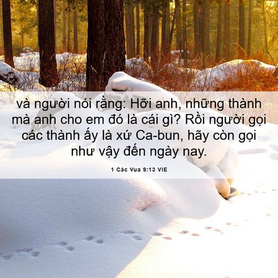 Picture 06 - 1 Các Vua 9:13 VIE - và người nói rằng: Hỡi anh, những - Bible Verse Picture