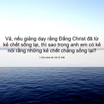 Picture 06 - 1 Cô-rinh-tô 15:12 VIE - Vả, nếu giảng dạy rằng Đấng Christ - Bible Verse Picture