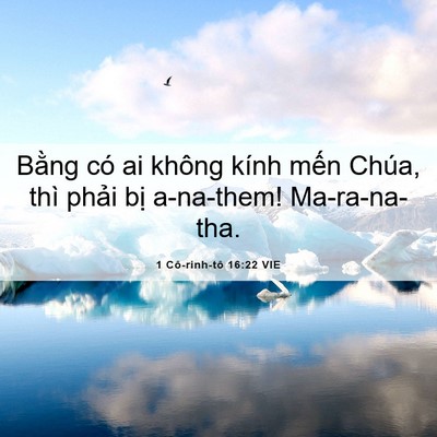Picture 06 - 1 Cô-rinh-tô 16:22 VIE - Bằng có ai không kính mến Chúa, thì - Bible Verse Picture