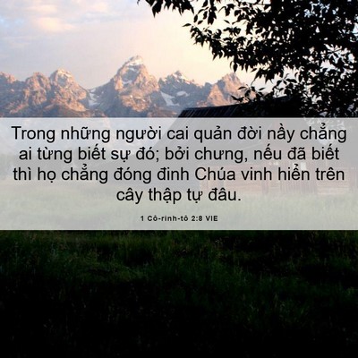 Picture 06 - 1 Cô-rinh-tô 2:8 VIE - Trong những người cai quản đời nầy - Bible Verse Picture