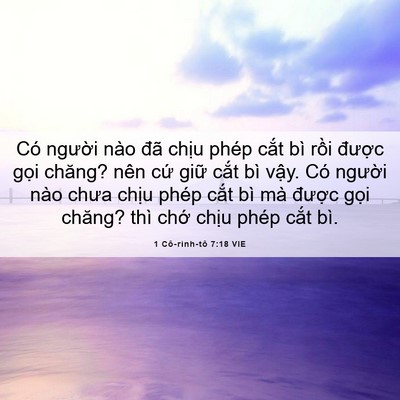 Picture 06 - 1 Cô-rinh-tô 7:18 VIE - Có người nào đã chịu phép cắt bì - Bible Verse Picture