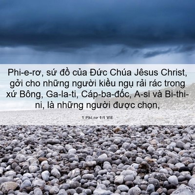 Picture 06 - 1 Phi-rơ 1:1 VIE - Phi-e-rơ, sứ đồ của Đức Chúa Jêsus - Bible Verse Picture