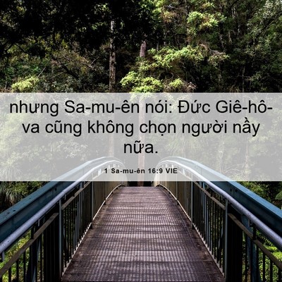 Picture 06 - 1 Sa-mu-ên 16:9 VIE - nhưng Sa-mu-ên nói: Đức Giê-hô-va cũng - Bible Verse Picture