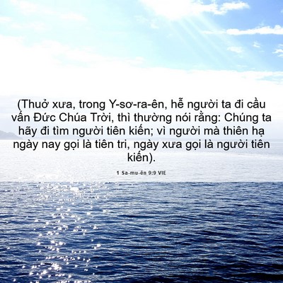 Picture 06 - 1 Sa-mu-ên 9:9 VIE - (Thuở xưa, trong Y-sơ-ra-ên, hễ người - Bible Verse Picture