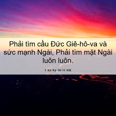 Picture 06 - 1 Sử Ký 16:11 VIE - Phải tìm cầu Đức Giê-hô-va và sức - Bible Verse Picture