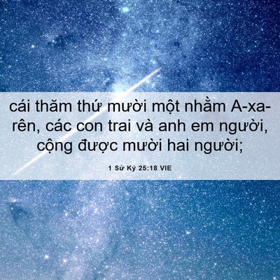 Picture 06 - 1 Sử Ký 25:18 VIE - cái thăm thứ mười một nhằm A-xa-rên, - Bible Verse Picture