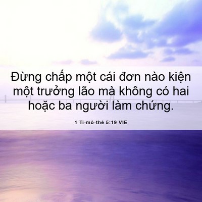 Picture 06 - 1 Ti-mô-thê 5:19 VIE - Đừng chấp một cái đơn nào kiện một - Bible Verse Picture