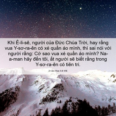 Picture 06 - 2 Các Vua 5:8 VIE - Khi Ê-li-sê, người của Đức Chúa - Bible Verse Picture