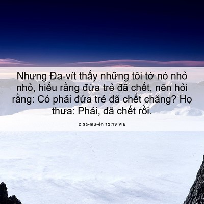 Picture 06 - 2 Sa-mu-ên 12:19 VIE - Nhưng Đa-vít thấy những tôi tớ nó - Bible Verse Picture