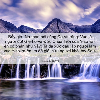 Picture 06 - 2 Sa-mu-ên 12:7 VIE - Bấy giờ, Na-than nói cùng Đa-vít rằng: - Bible Verse Picture